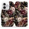 Mobiwear Flip pouzdro pro Honor 600 Lite - V169S zlatavé kvítky