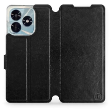 Mobiwear Flip pouzdro pro Honor X5c Plus černé a šedé tok és táska