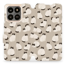 Mobiwear Flip pouzdro pro Honor x7d kočičáci tok és táska