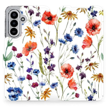 Mobiwear Flip pouzdro pro Samsung Galaxy A17 / A17 5G kvítí tok és táska