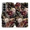 Mobiwear Flip pouzdro pro Samsung Galaxy S26 Plus - V169S zlatavé kvítky
