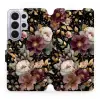 Mobiwear Flip pouzdro pro Samsung Galaxy S26 Ultra - V169S zlatavé kvítky