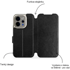 Mobiwear Flip pouzdro pro Vivo V70 - černé tok és táska