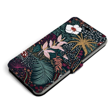 Mobiwear Flip pouzdro pro Vivo Y72 5G - VP13S Temná flóra tok és táska
