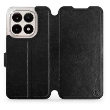 Mobiwear Flip pouzdro pro Xiaomi 15T černé a šedé tok és táska