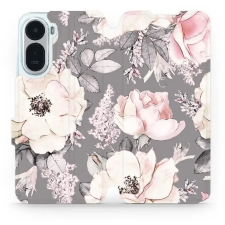 Mobiwear Flip pouzdro pro Xiaomi Redmi A7 Pro - MX06S květy tok és táska