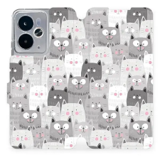 Mobiwear Flip Realme 14 5G cicák tok tok és táska