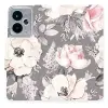 Mobiwear Flip Realme 14T 5G virágok tok