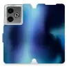 Mobiwear Flip Realme GT 7 kék árnyalatok tok