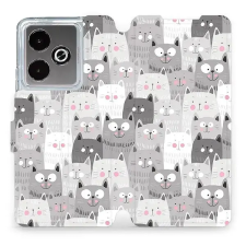 Mobiwear Flip Realme GT 7T cicák tok tok és táska