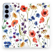 Mobiwear Flip Samsung Galaxy S25 FE virágok tok (5907861675772) tok és táska