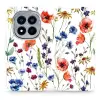 Mobiwear Flip Xiaomi Redmi Note 15 Pro 5G virágok tok