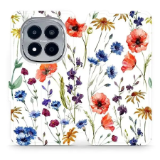 Mobiwear Flip Xiaomi Redmi Note 15 Pro 5G virágok tok tok és táska
