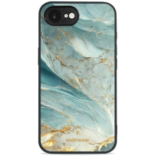Mobiwear Glossy Apple iPhone 16e fényes tok - zöldes márvány (5906511838802) tok és táska