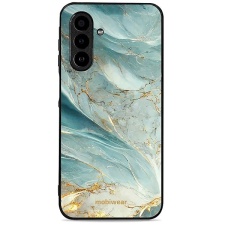 Mobiwear Glossy, fényes tok, Samsung Galaxy A17 / A17 5G, zöldes márvány tok és táska