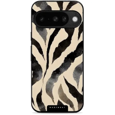 Mobiwear Glossy Google Pixel 10 zebracsíkok fényes tok tok és táska