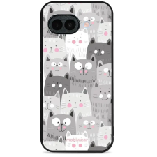 Mobiwear Glossy Google Pixel 10a fényes tok - G045G, macskák tok és táska