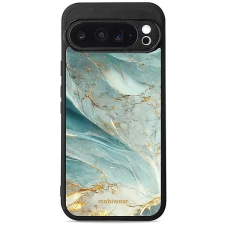 Mobiwear Glossy Google Pixel 9 Pro XL zöldes márvány fényes tok tok és táska
