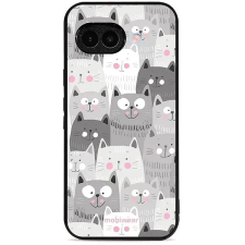Mobiwear Glossy Google Pixel 9A cicák fényes tok tok és táska
