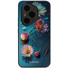 Mobiwear Glossy Honor 400 Pro felszíni virágok fényes tok tok és táska
