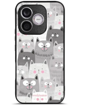 Mobiwear Glossy Honor 600 Lite fényes tok - G045G, macskák tok és táska