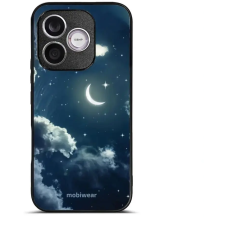 Mobiwear Glossy Honor 600 Lite fényes tok - G048G, éjszakai égbolt és Hold tok és táska