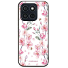 Mobiwear Glossy Honor X8c fényes tok - virágok