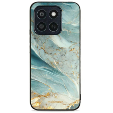 Mobiwear Glossy Honor X8c fényes tok - zöldes márvány (5906511910775) tok és táska