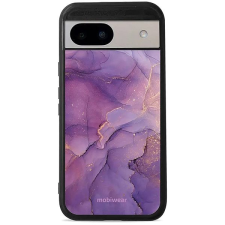 Mobiwear Glossy lesklé pouzdro na Google Pixel 8A fialový mramor tok és táska