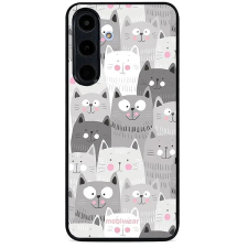 Mobiwear Glossy lesklé pouzdro na Samsung Galaxy S25 FE kočičky tok és táska