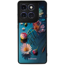 Mobiwear Glossy Motorola Edge 60 Pro felszíni virágok fényes tok tok és táska