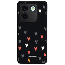 Mobiwear Glossy Poco M7 Pro 5G fényes tok - szívek tok és táska