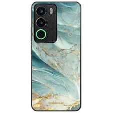 Mobiwear Glossy Realme C71 zöldes márvány fényes tok tok és táska