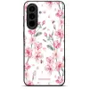 Mobiwear Glossy Samsung Galaxy A37 5G fényes tok - G033G, rózsaszín virágok