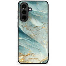 Mobiwear Glossy Samsung Galaxy A57 5G fényes tok - G022G, zöldes márvány tok és táska