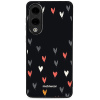 Mobiwear Glossy Samsung Galaxy S25 Edge fényes tok - szívek