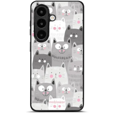 Mobiwear Glossy Samsung Galaxy S26 fényes tok - G045G, macskák tok és táska