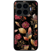 Mobiwear Glossy Xiaomi 17T fényes tok - G171G, aranyszínű levelek tok és táska