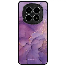 Mobiwear Glossy Xiaomi Redmi Note 15 5G lila márvány fényes tok tok és táska
