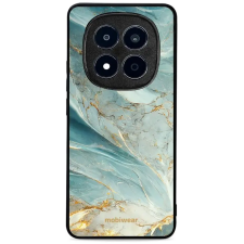 Mobiwear Glossy Xiaomi Redmi Note 15 Pro 4G fényes tok - G022G, zöldes márvány tok és táska