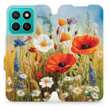 Mobiwear Honor X8c flip tok - nyári rét tok és táska