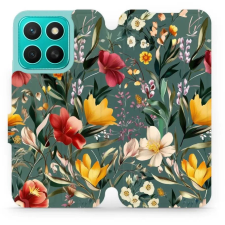 Mobiwear Honor X8c flip tok - zöld rét (5906511902312) tok és táska