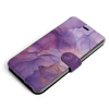 Mobiwear Huawei P Smart 2019 flip tok - VP20S, lila márvány (5904808137065)