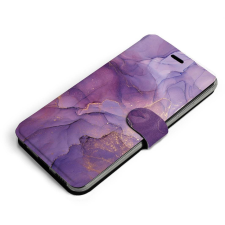 Mobiwear Huawei Y6S / Honor 8A flip tok - VP20S, lila márvány (5904808137379) tok és táska