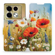 Mobiwear Infinix Note 40 flip tok - nyári rét (5906511888753) tok és táska
