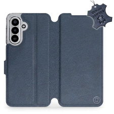 Mobiwear Kožené flip pouzdro pro Samsung Galaxy A17 / A17 5G modré tok és táska