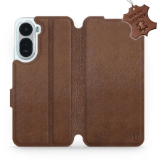Mobiwear Kožené flip pouzdro pro Xiaomi Redmi A7 Pro - hnědé tok és táska