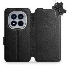 Mobiwear Kožené flip pouzdro pro Xiaomi Redmi Note 15 Pro+ 5G černé tok és táska