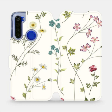 Mobiwear MD03S Xiaomi Redmi Note 8T flipes tok - vékony virágzó növények tok és táska