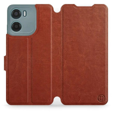 Mobiwear Motorola Moto G05 barna flip tok tok és táska